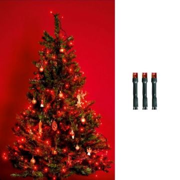 Ghirlanda 100 LED-uri lumina statica, lungime 9.5 metri, interior, alimentare retea