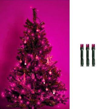 Ghirlanda 100 LED-uri lumina statica, lungime 9.5 metri, interior, alimentare retea