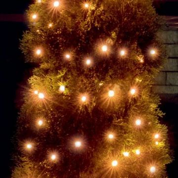 Ghirlanda luminoasa, 100 LED-uri chihlimbar, timer 6h ON/18h OFF, interior/exterior