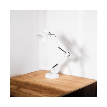 Lampa de birou pentru desen, reglabila, 60W, comutator ON/OFF, inaltime 43 cm, alimentare 220V