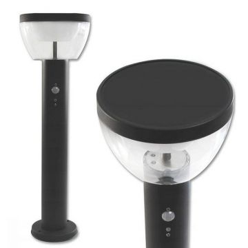 Lampa de gradina, LED SMD, 4500K, 610 lm, IP44, senzor miscare, otel inoxidabil