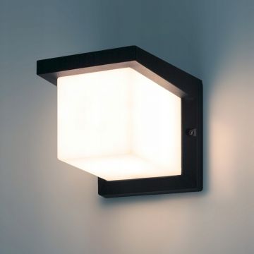 Lampa de perete pentru iluminat exterior, soclu E27, 40W, IP44, cadru aluminiu