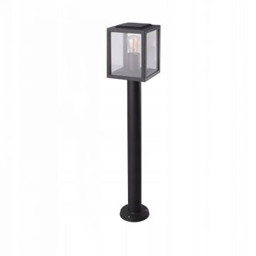 Lampa LED de exterior, alimentare la retea, IP44, inaltime 60 cm, aluminiu si sticla
