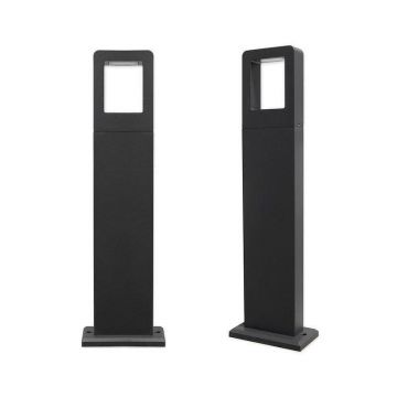 Lampa LED de gradina, putere 6W, aluminiu si sticla securizata, 50 cm