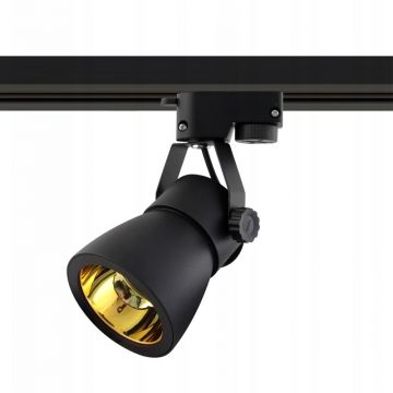 Lampa pe sina, bec LED GU10, unghi reglabil, IP20, baza 65 x 28 x 38 mm