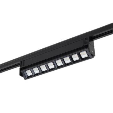 Lampa pe sina, LED 12W, lumina neutra, unghi inclinare 90 grade, montare in interior, aluminiu
