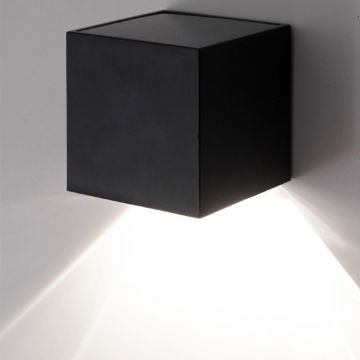 Lampa solara decorativa, montare pe perete, alb cald, acumulator 3,2 V/600 mAh