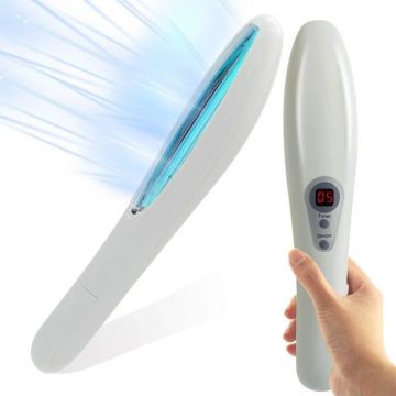 Lampa UVC bactericida 4W, sterilizator portabil cu timer, tip bagheta, LCD