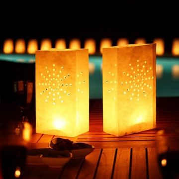 Lampioane decorative model Soare, inaltime 25 cm, 5 bucati