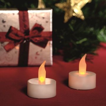 Lumanari cu LED, tip pastila, lumina intermitenta, Home