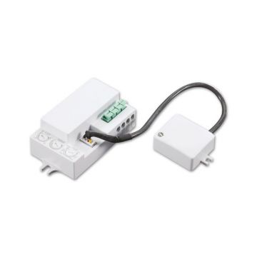 Senzor de miscare microunde cu cablu, parametri reglabili, maxim 800W, IP20