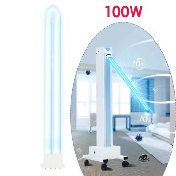 Tub UVC bactericid 100W, pentru sterilizare, efect germicid, 4 pini, lungime 81 cm