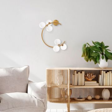 Aplica de perete, Opviq, 521SHN2245, Auriu