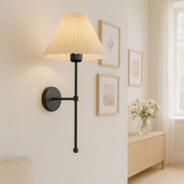 Aplica de perete, Opviq, 780SGN2712, Crem/Negru