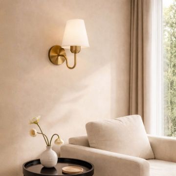 Aplica de perete, Opviq, 780SGN2722, Auriu / Ecru
