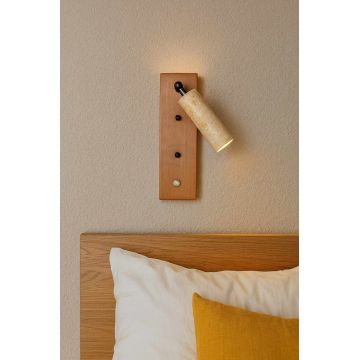 Aplica de perete, Opviq, 823OLY1139, Bej / Stejar