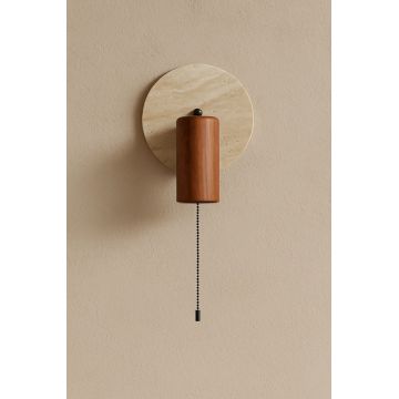 Aplica de perete, Opviq, 823OLY1141, Bej / Nuc