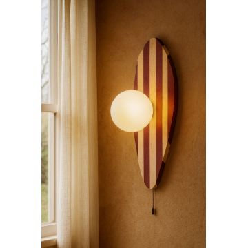 Aplica de perete, Opviq, 823OLY1142, Bej / Alb / Roșu