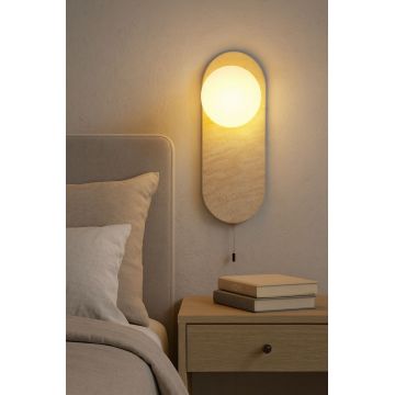 Aplica de perete, Opviq, 823OLY1150, Bej/Alb