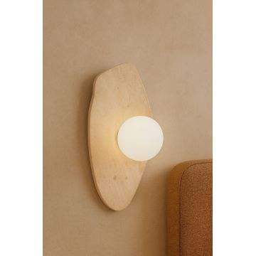 Aplica de perete, Opviq, 823OLY1159, Bej/Alb