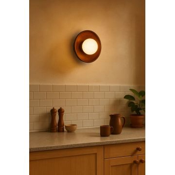 Aplica de perete, Opviq, 823OLY1162, Nuc/Alb