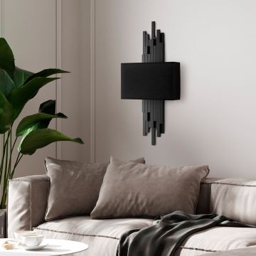 Aplica de perete, Opviq, 892OPV2409, Negru