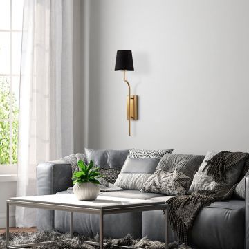 Aplica de perete, Opviq, 892OPV2445, Aur/Negru