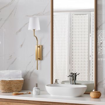 Aplica de perete, Opviq, 892OPV2447, Aur/Alb