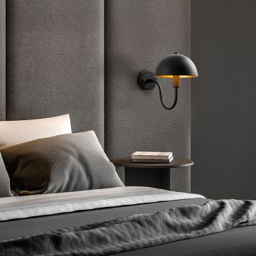 Aplica de perete, Opviq, 892OPV2524, Negru