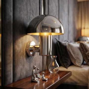 Aplica de perete, Opviq, 942FLG2233, Crom