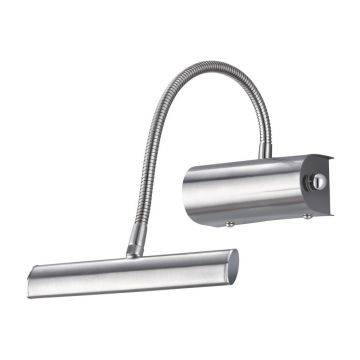 AplicÄde perete argintie LED cu structurÄflexibilÄu0083/cu intensitate reglabilÄCurtis âu0080Trio