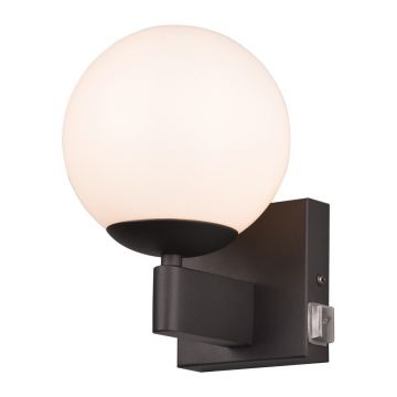 AplicÄde perete negru-mat Ã¸ 14 cm Kula âu0080Trio