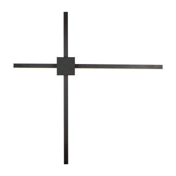 AplicÄde perete negru-mat LED cu intensitate reglabilÄCassino âu0080Trio