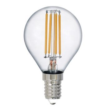 Bec cu filament E14, cu luminÄalbÄcaldÄ2 W Tropfen âu0080Trio