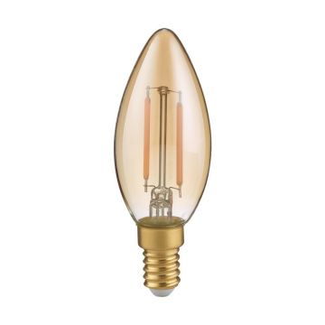 Bec LED/cu filament E14, cu luminÄalbÄcaldÄ2 W Kerze âu0080Trio