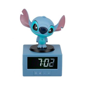 Ceas cu alarma si lampa de veghe Disney Stitch 3D Paladone