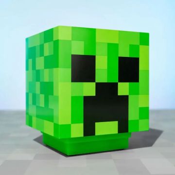Lampa Creeper Minecraft cu efecte de sunete Paladone 11 cm
