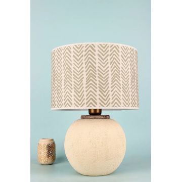 Lampa de masa, Opviq, 687HMY2433, Alb