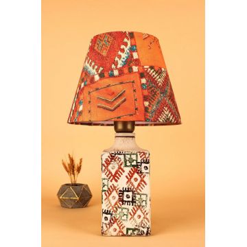 Lampa de masa, Opviq, 687HMY2434, Multicolor