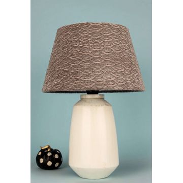 Lampa de masa, Opviq, 687HMY2490, Maro / Crem