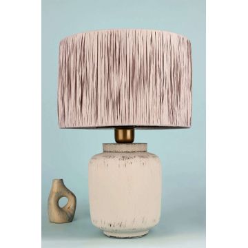 Lampa de masa, Opviq, 687HMY2492, Ecru / Crem