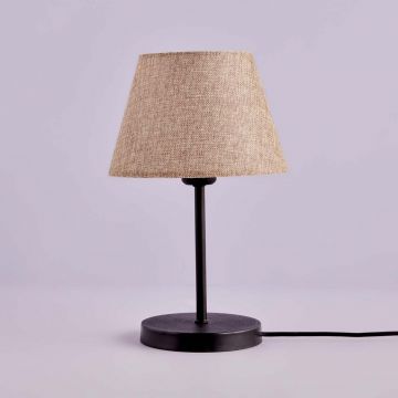 Lampa de masa, Opviq, 780SGN2112, Negru/Bej