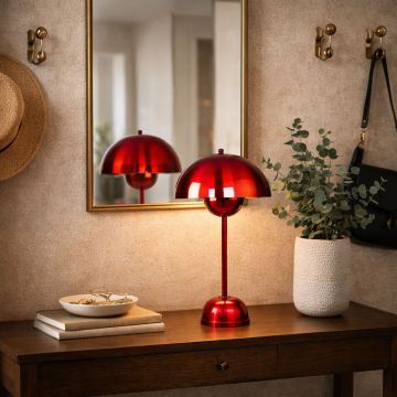 Lampa de masa, Opviq, 892OPV2237, Rosu