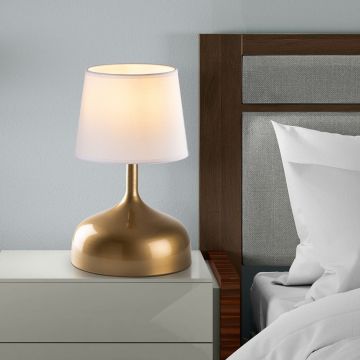 Lampa de masa, Opviq, 892OPV2588, Aur/Alb