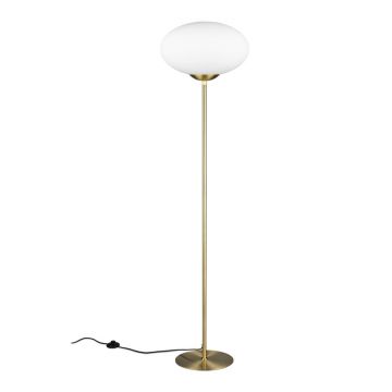 Lampadar alÄu0083miu cu abajur din sticlÄ(Ã®nÄu0083lÈu009Bime 150 cm) Fomento âu0080Trio