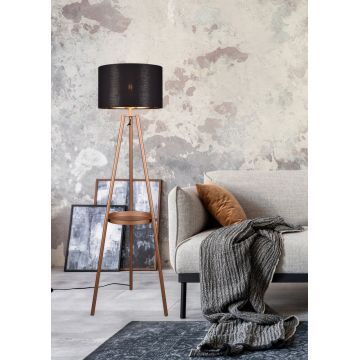 Lampadar Colette, RL, 57x152.5 cm, 60W, 1x E27, metal, maro/negru