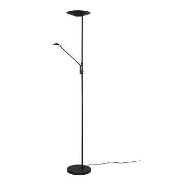 Lampadar negru mat LED cu intensitate reglabilÄ(Ã®nÄu0083lÈu009Bime 180 cm) Brantford âu0080Trio