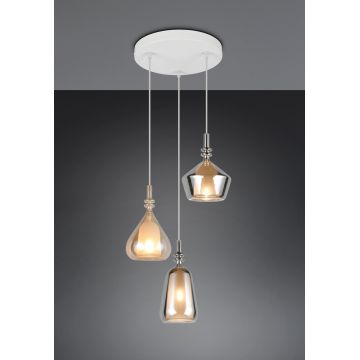 Lustra Aldea, TRIO, 28x200 cm, 10W, 3x E14, metal, multicolor