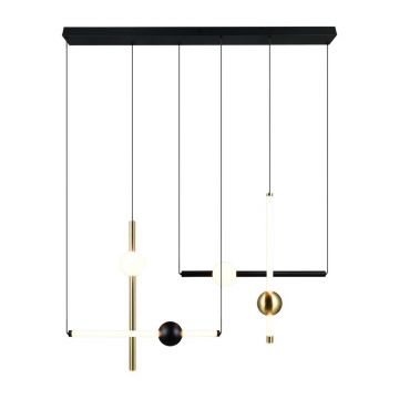 LustrÄneagrÄu0083/aurie LED cu intensitate reglabilÄMelita âu0080Trio