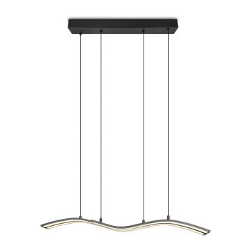 LustrÄnegru-mat LED cu control prin telecomandÄu0083/cu intensitate reglabilÄdin metal Spider âu0080Trio Select